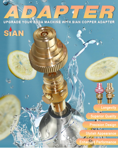 Adaptateur de vannes de bouteille de machine à eau de soda SIAN CO2