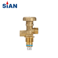 Soupape de cylindre composite SIAN PV05 - Vanne de GPL légère et durable pour les bouteilles composites