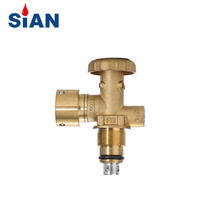 Vanne de cylindre composite SIAN PV6 - Vanne de GPL haute performance pour les bouteilles modernes