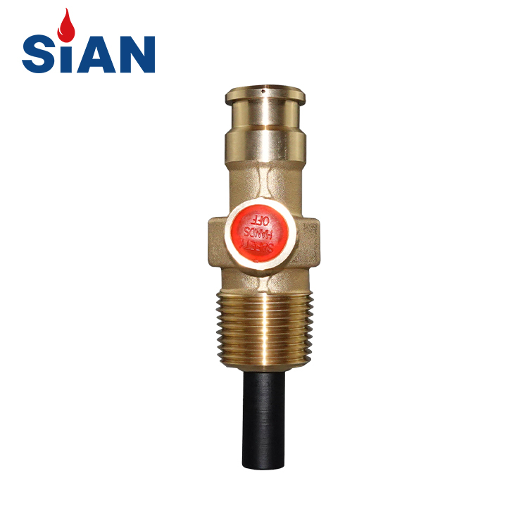 Vanne compacte SIAN Fabricant D22 Vannes de cylindre à gaz LPG à verrouillage autonome 22 mm