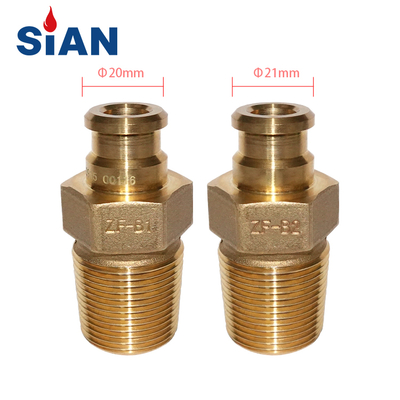 SIAN Fabrication ZF-B1 Sécurité en laiton Auto-fermage LPG Cylindre à gaz sur les vannes pour usage domestique