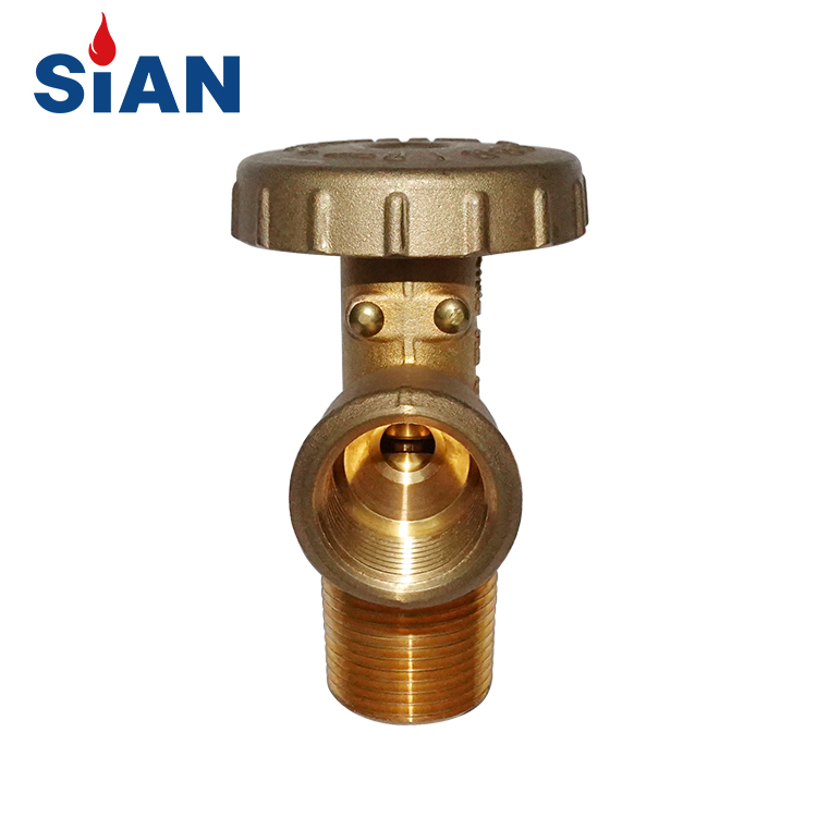 SIAN PV06 Sécurité en laiton LPG Cylindre à gaz Pol Vannes de réservoir de propane