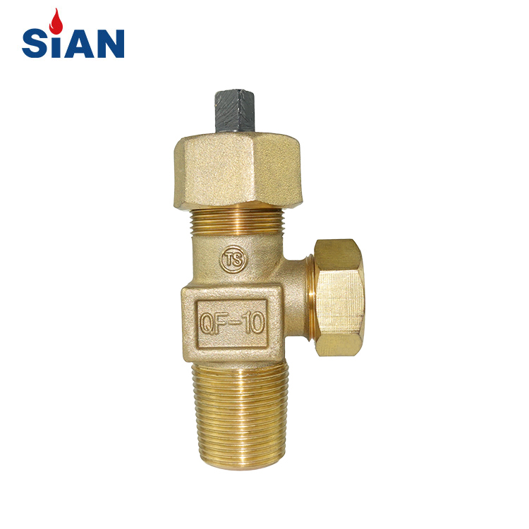 QF-10 meilleure vente SiAN marque Chine FUHUA usine Type d'aiguille gaz industriel cylindre de chlore vanne de gaz en laiton
